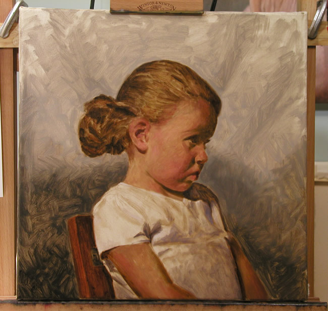 retrato al oleo tutorial